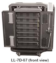Laptop Lock-Up� Model LL-7D-07 ESD safe deployable cabinet: GSA
